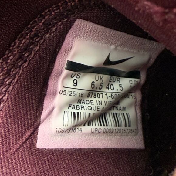 Nike Air Presto Premium Night Maroon (2016) Women’s Sz 9 - Picture 10 of 11